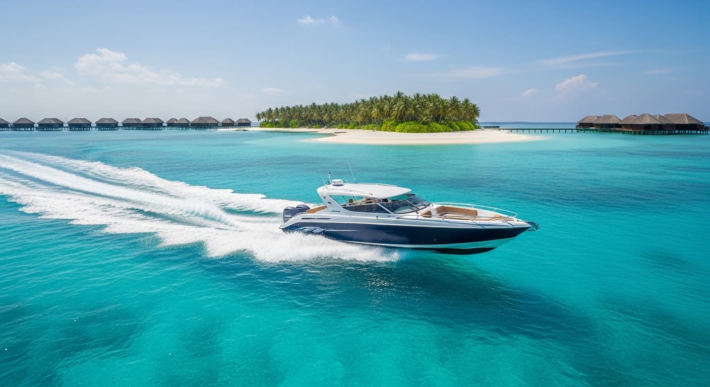 Speedboat transfer to Kurumba
